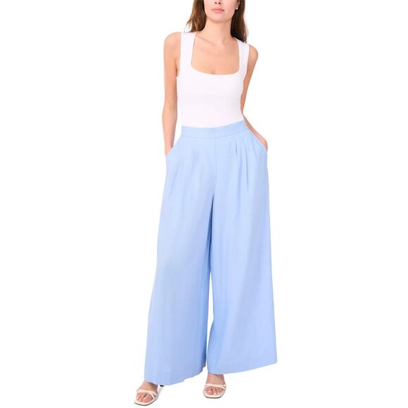 Parker Women's The Maire Linen-Blend Wide-Leg Pants. L - Picture 7 of 8